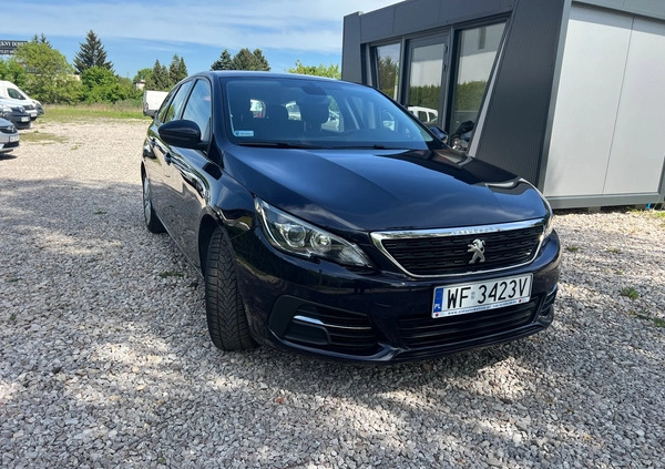 Peugeot 308 cena 45900 przebieg: 110000, rok produkcji 2020 z Warszawa małe 326